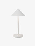 Floris Portable Desk Lamp in White