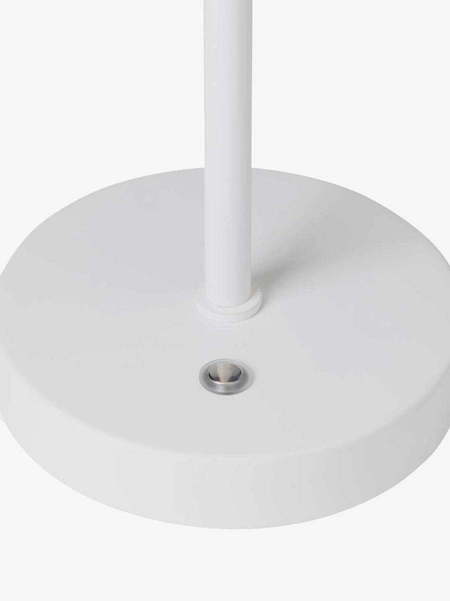 Floris Portable Desk Lamp in White