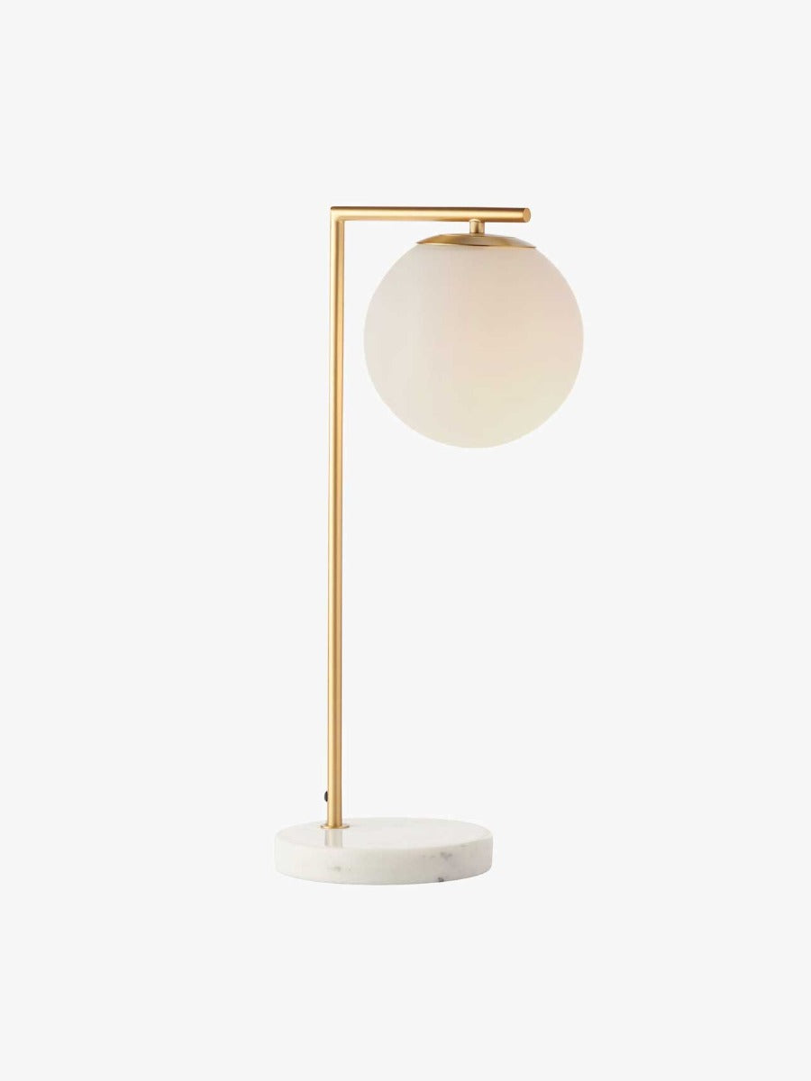 Remi Table Lamp in Brass & Marble