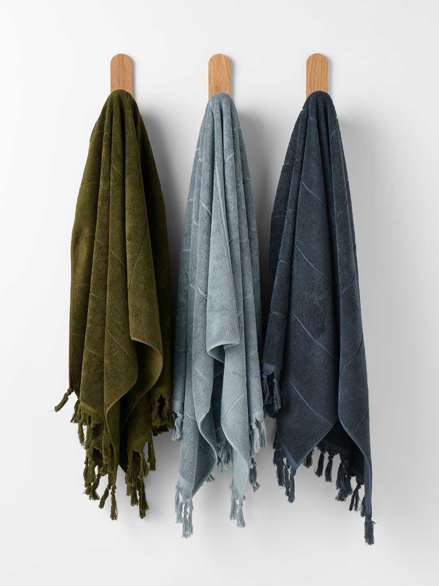Paros Bath Towel in Khaki