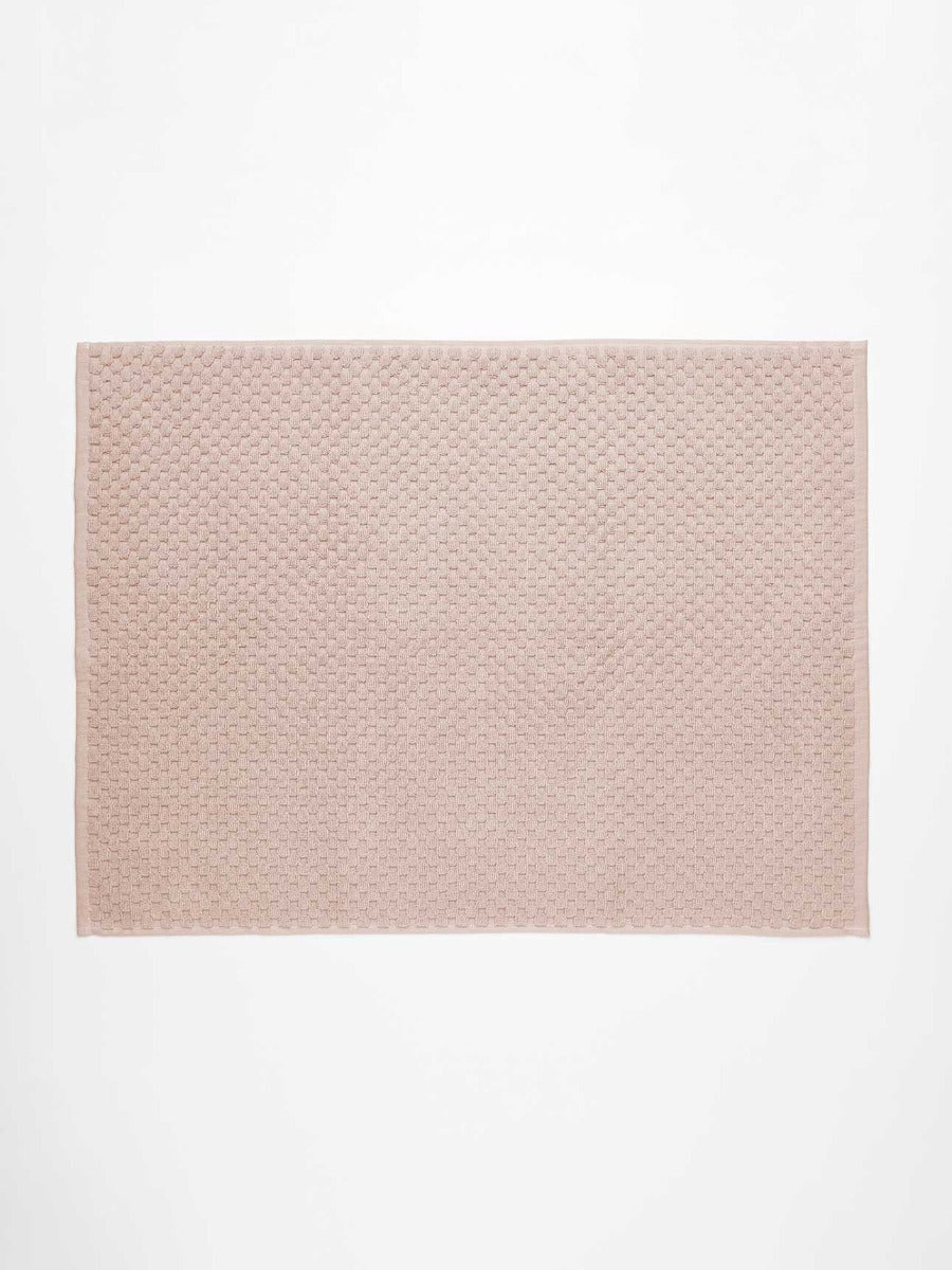 Milos Bath Towel Set in Pink Clay