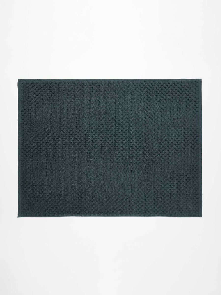 Milos Bath Mat in Slate