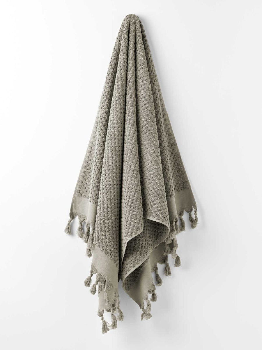 Milos Bath Towel in Feather