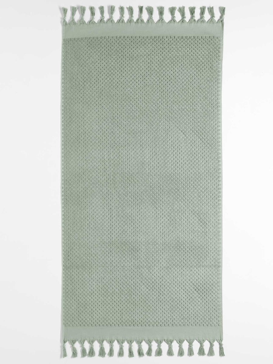 Milos Bath Towel in Sage