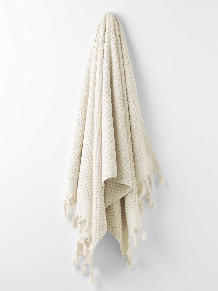 Milos Bath Sheet in Sand