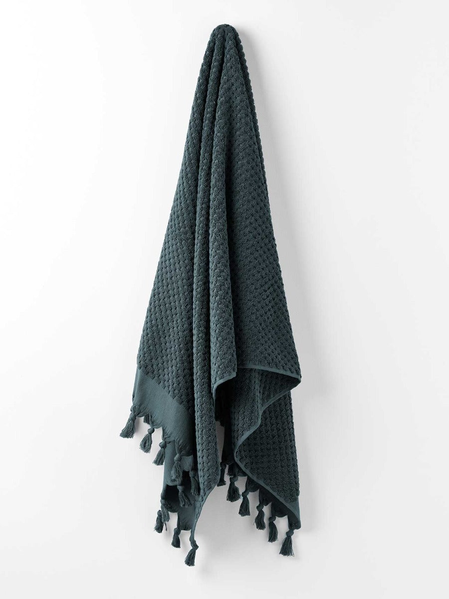 Milos Bath Towel in Slate