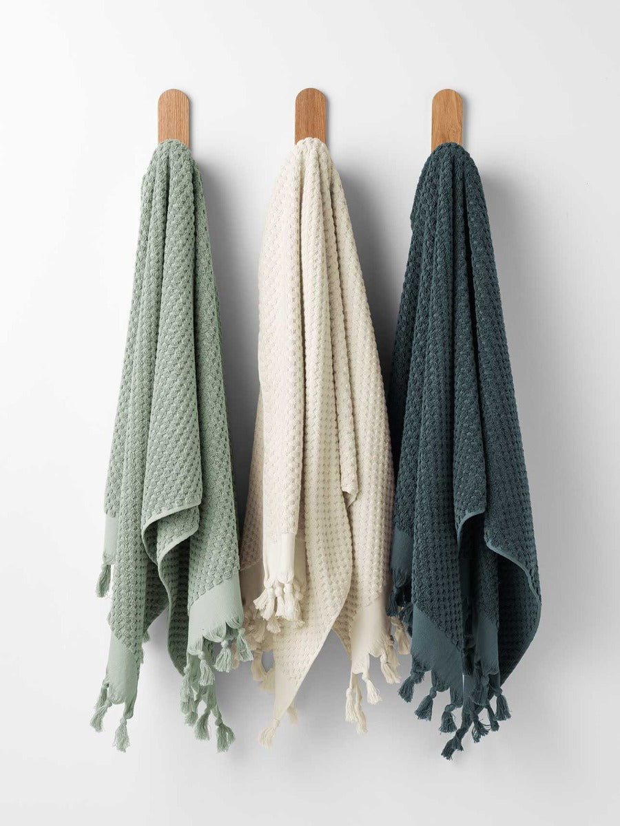Milos Bath Towel in Sage