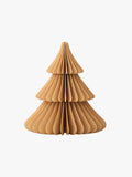 Tiered Paper Christmas Tree in Flaxseed - 30cm