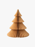 Tiered Paper Christmas Tree in Flaxseed - 45cm
