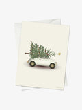 Bringing Home The Tree - Christmas Card