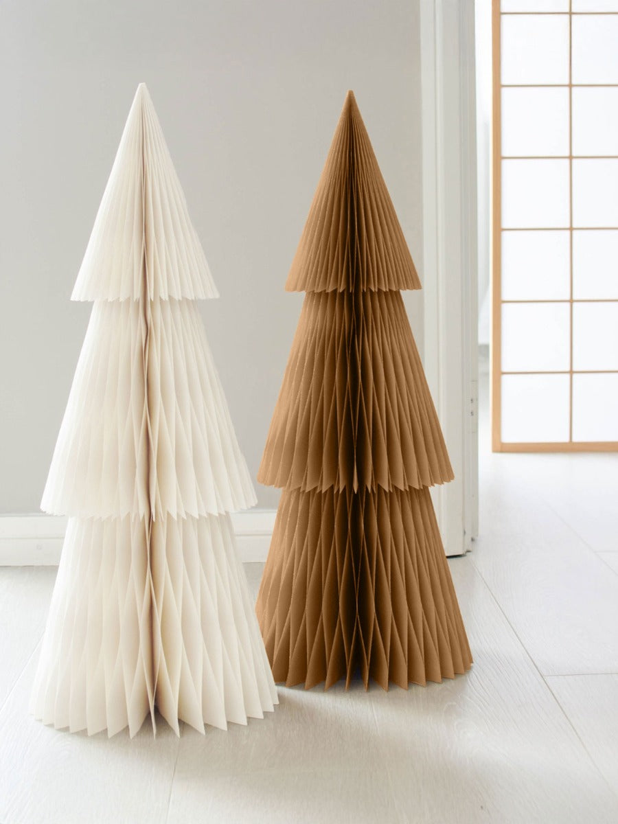 Deluxe Paper Standing Tree in Antique White - 95cm