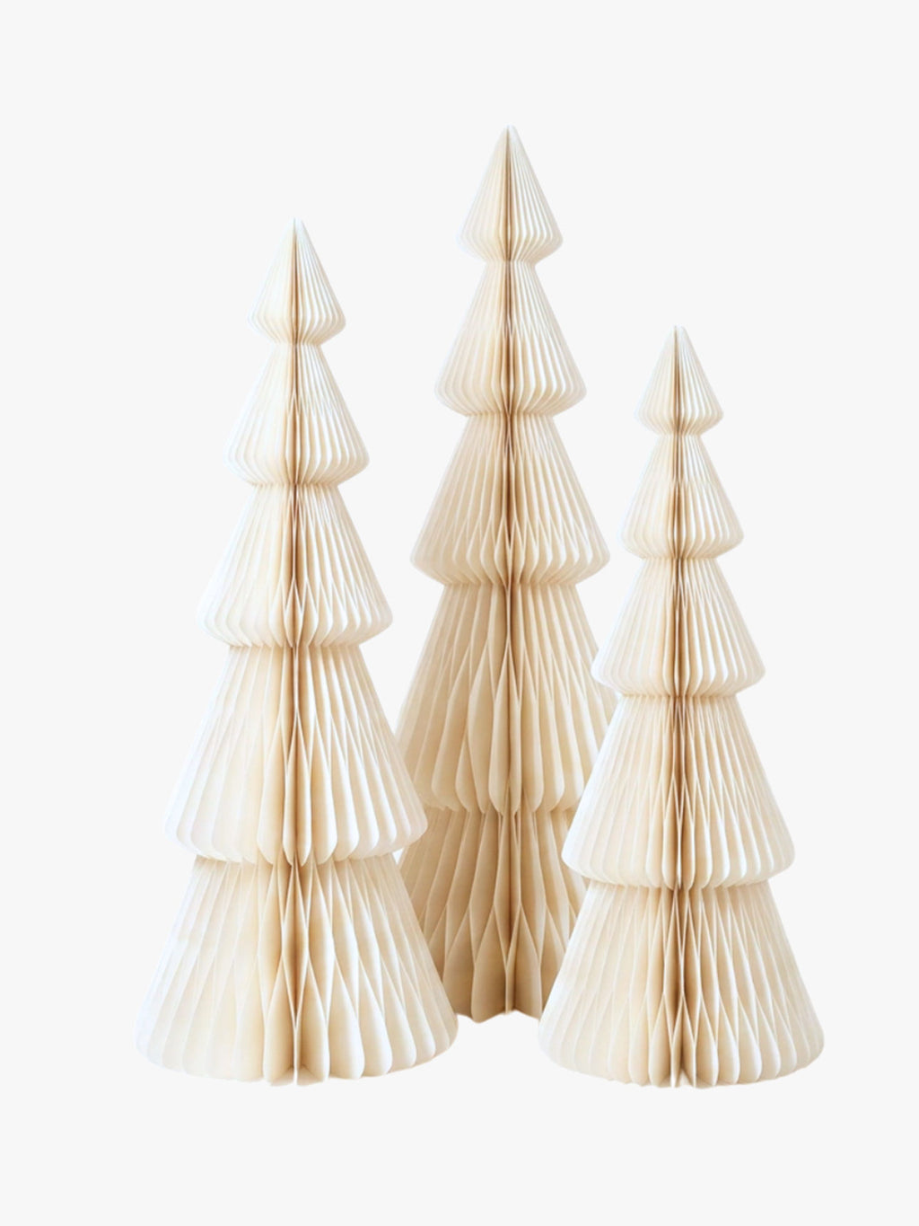 Evergreen Paper Standing Tree in Off White - 180cm
