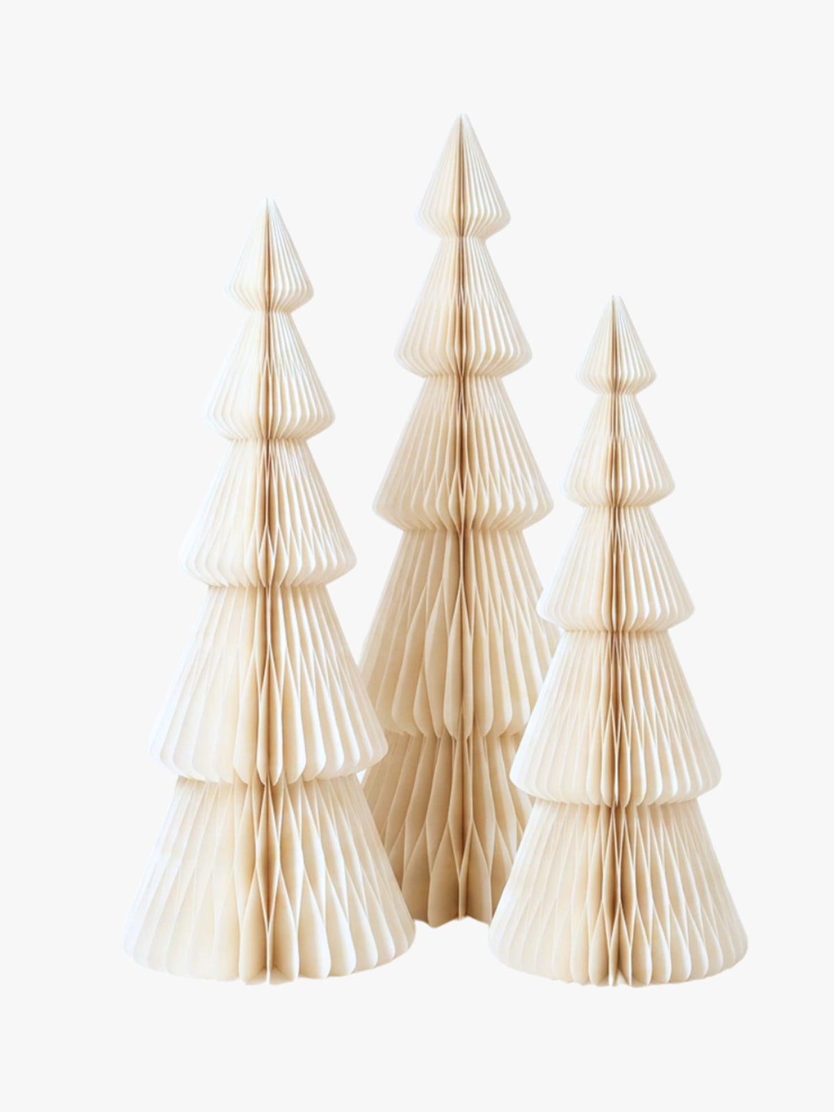 Evergreen Paper Standing Tree in Off White - 180cm