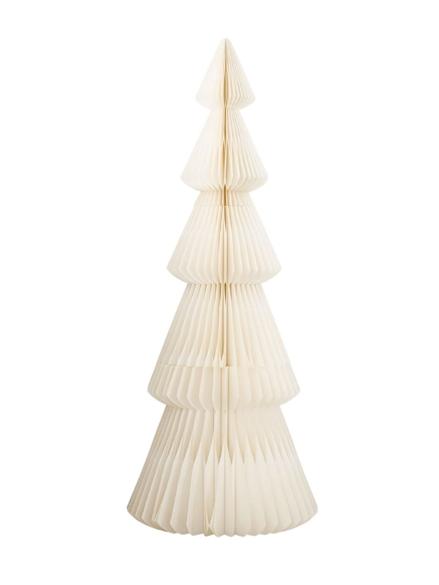 Evergreen Paper Standing Tree in Antique White - 160cm