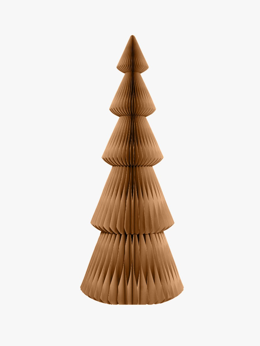 Evergreen Paper Standing Tree in Flaxseed - 130cm