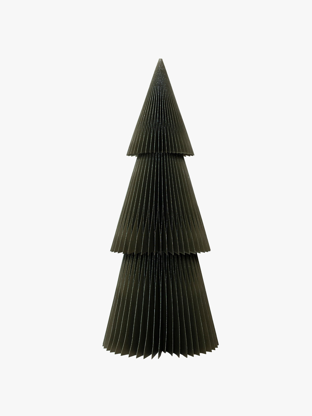 Glitter Edge Deluxe Paper Standing Tree in Green - 95cm