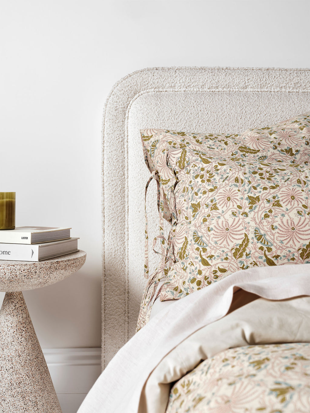 Oasis Quilt Cover in Blush