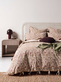 Oasis Quilt Cover in Mulberry
