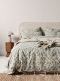 Oasis Quilt Cover in Teal