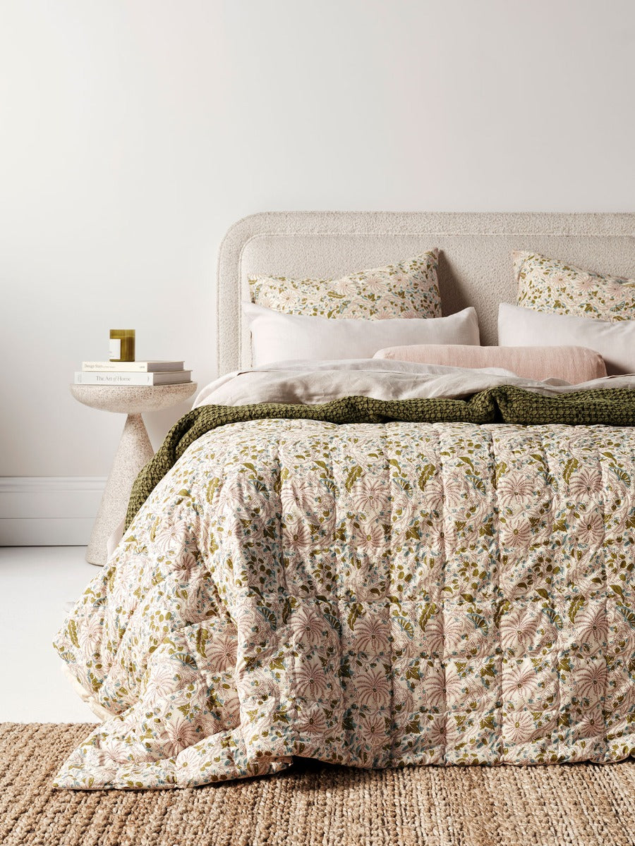 Oasis Coverlet in Blush