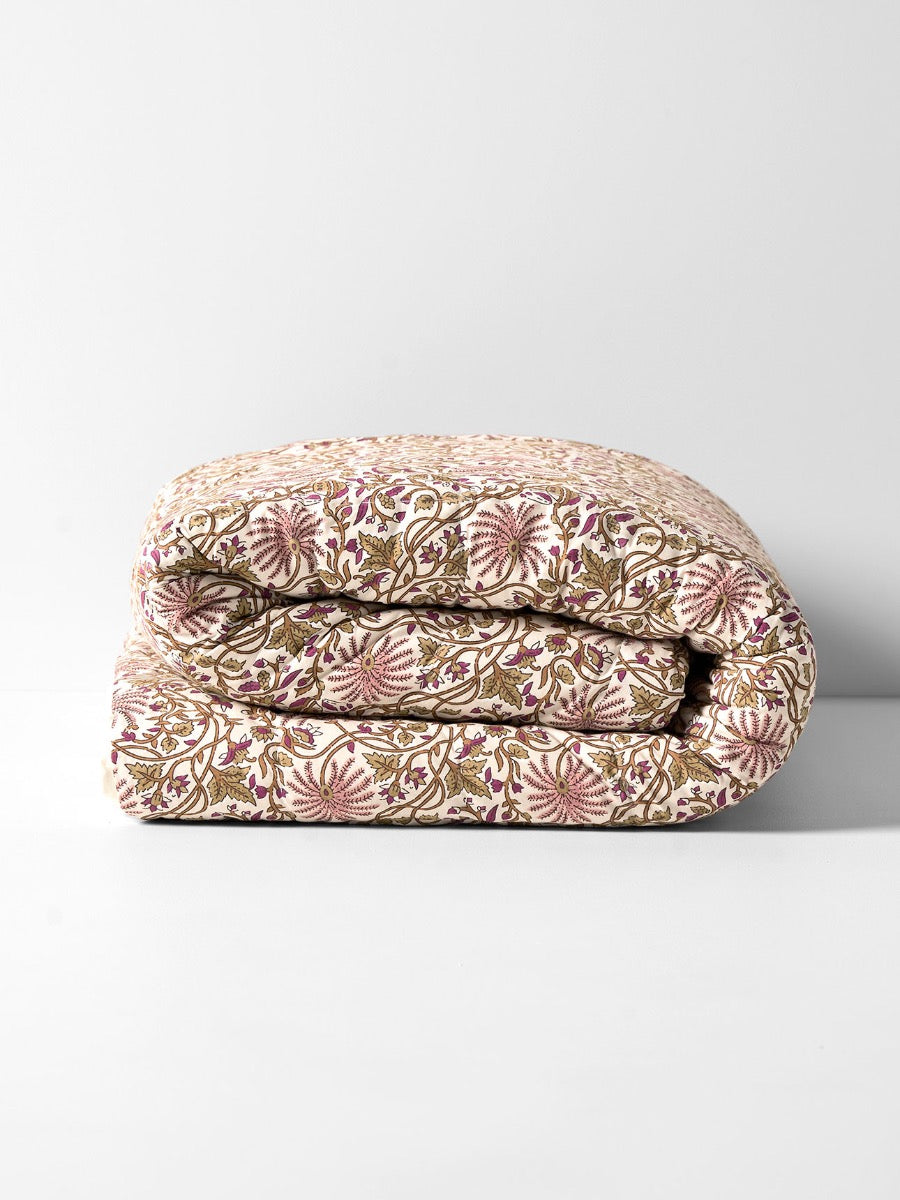 Oasis Coverlet in Mulberry