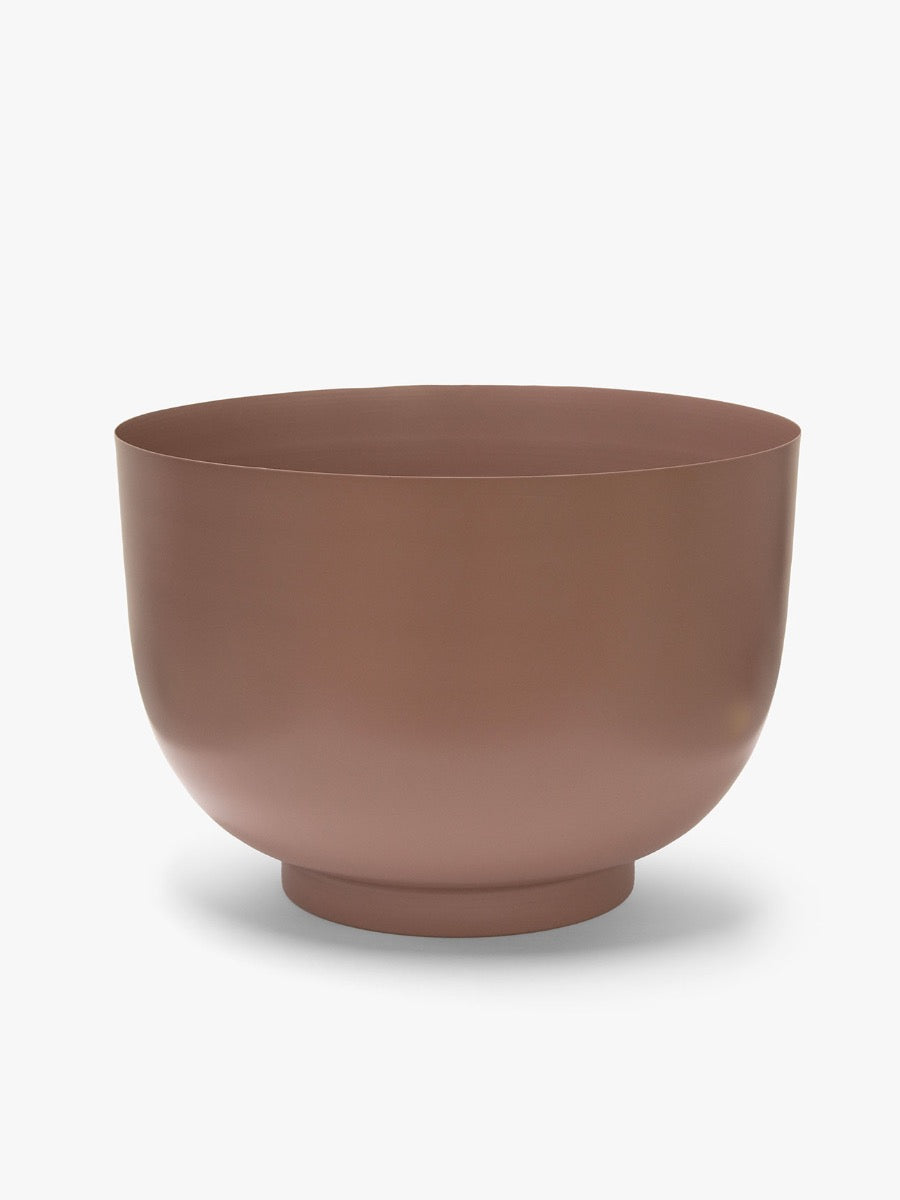 Orlo Metal Planter in Clay - Large
