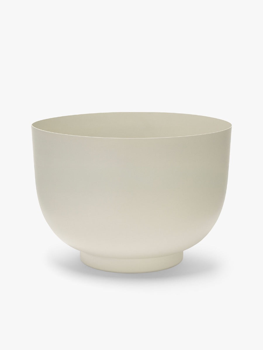 Orlo Metal Planter in Stone - Large