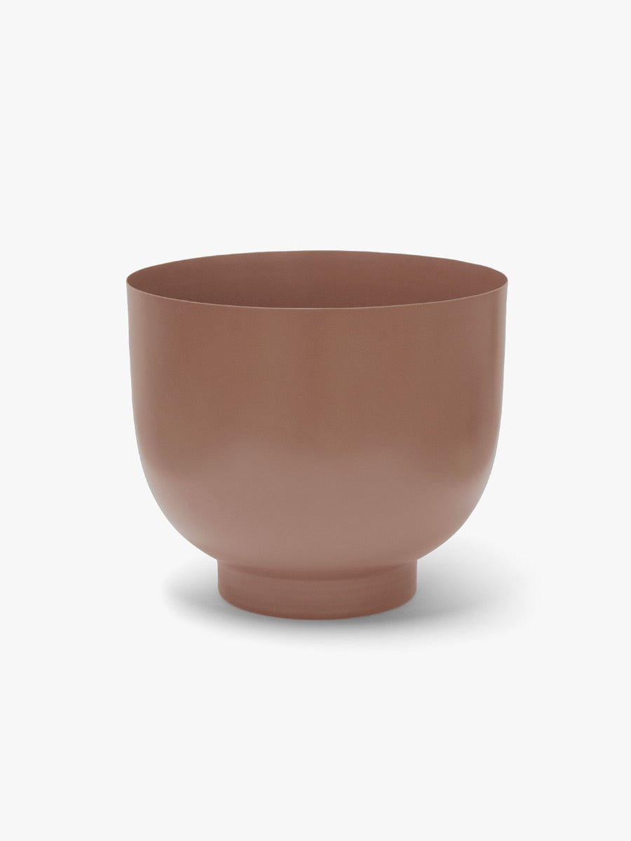 Orlo Metal Planter in Clay - Medium