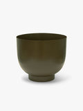 Orlo Metal Planter in Khaki - Medium