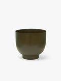 Orlo Metal Planter in Khaki - Small