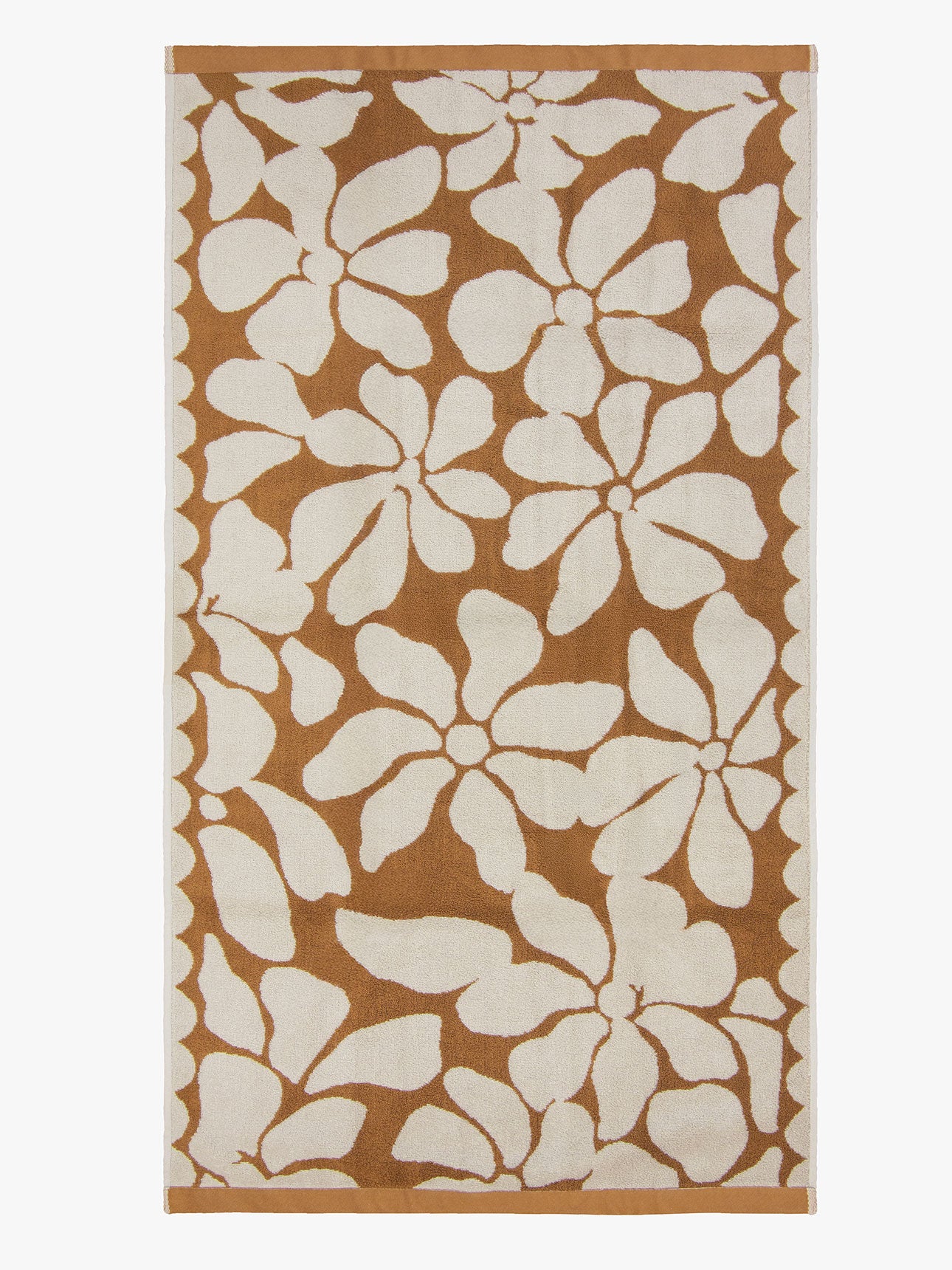 Palma Petal Bath Towel in Bronze & Sand