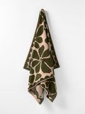 Palma Petal Australian Cotton Beach Towel in Caper & Shell