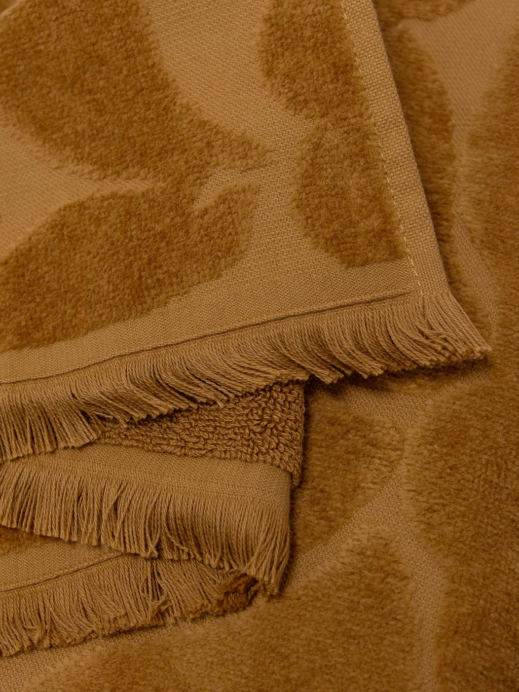 Palma Fringe Bath Towel Set in Bronze