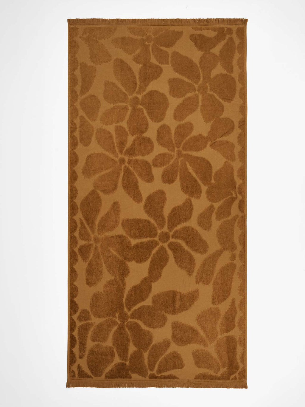 Palma Fringe Bath Towel Set in Bronze