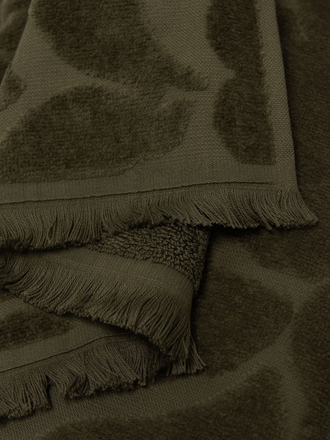 Palma Fringe Bath Sheet in Caper