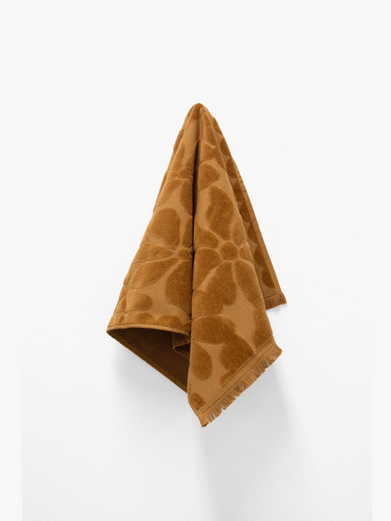 Palma Fringe Hand Towel in Bronze
