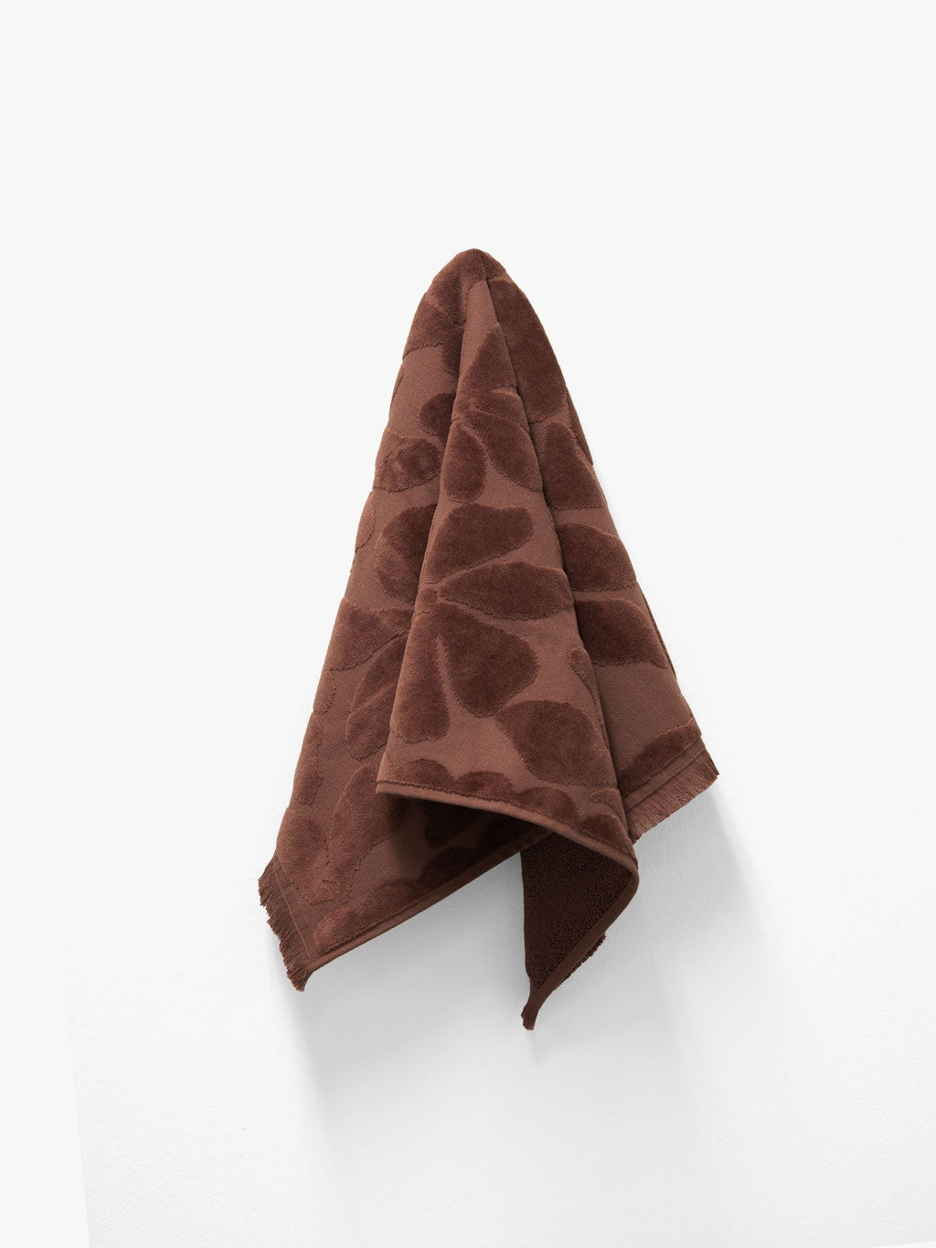 Palma Fringe Bath Towel Set in Clove