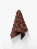 Palma Fringe Hand Towel in Clove