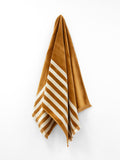 Palma Stripe Bath Towel in Bronze & Sand