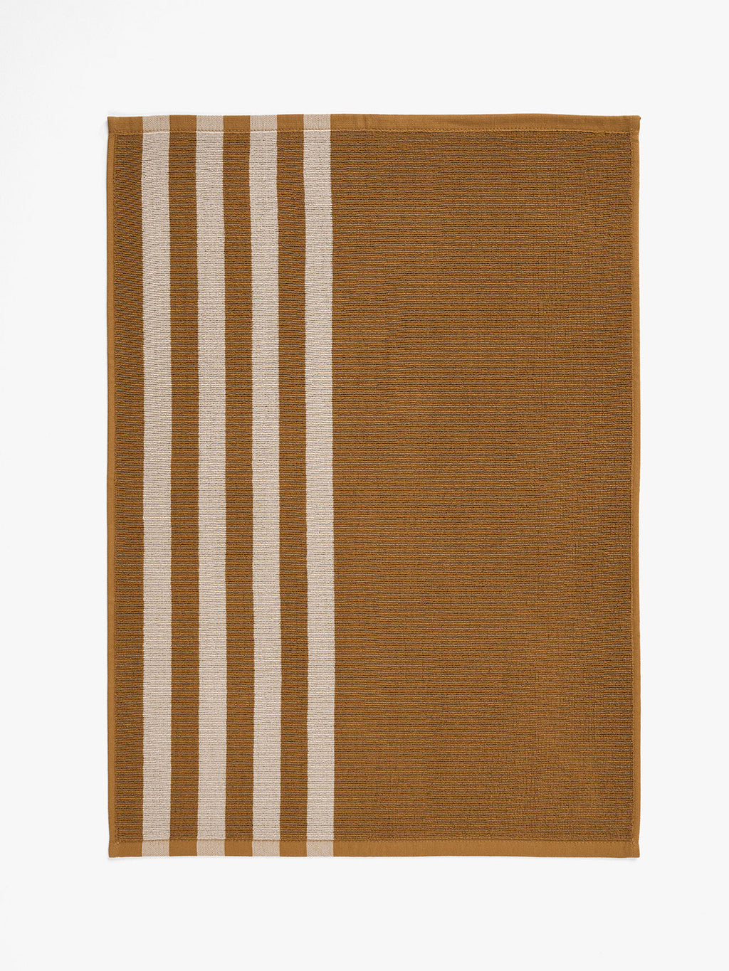 Palma Stripe Tea Towel in Bronze & Sand