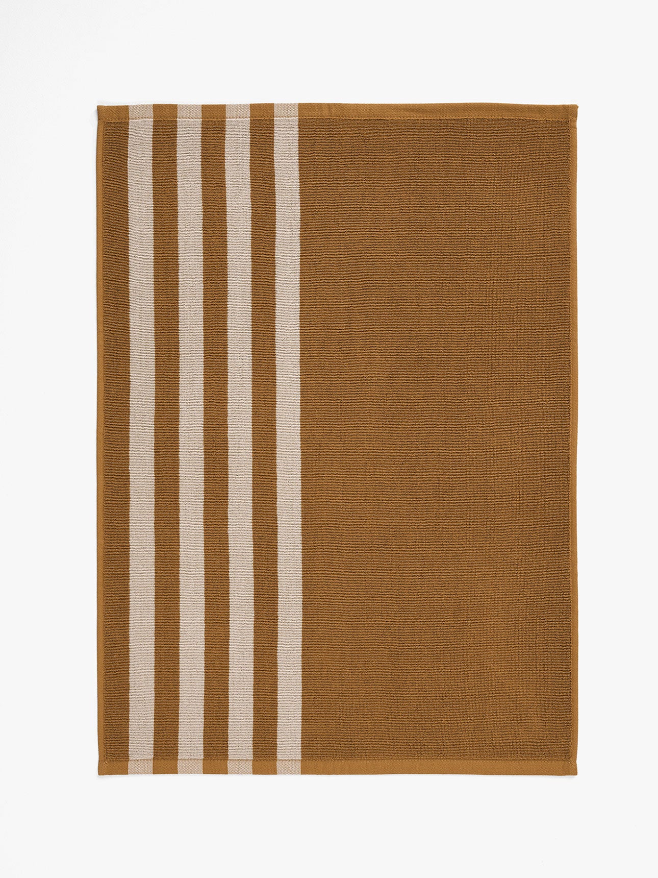 Palma Stripe Tea Towel in Bronze & Sand