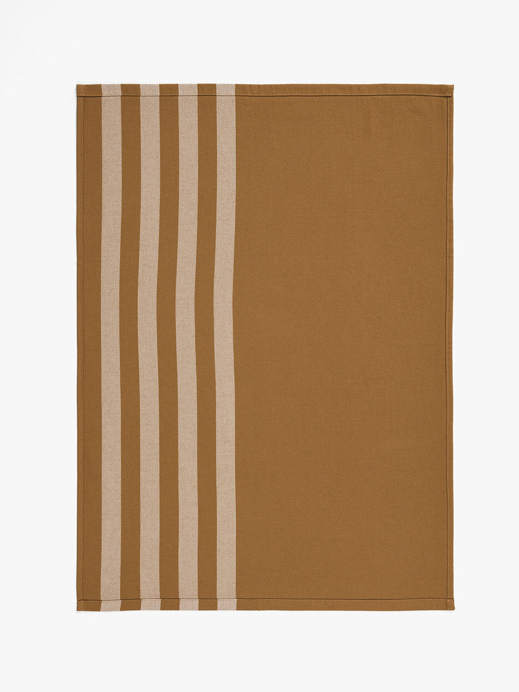 Palma Stripe Tea Towel in Bronze & Sand