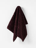 Palma Petal Tea Towel in Mulberry