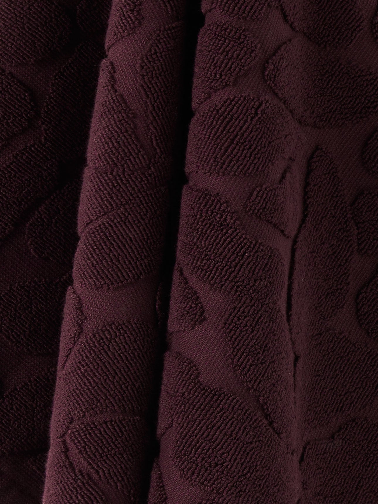 Palma Petal Tea Towel in Mulberry