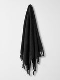Paros Bath Sheet in Black