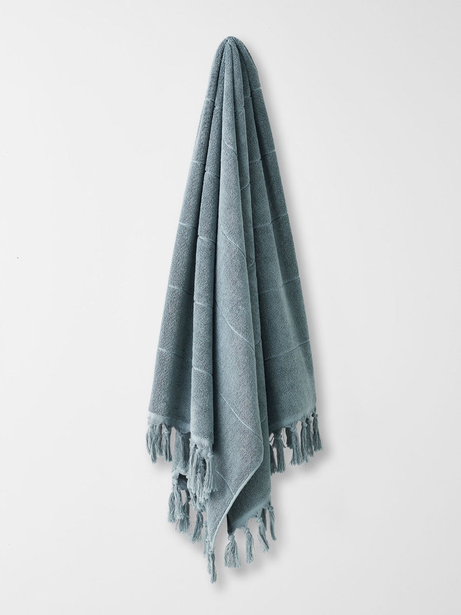 Paros Bath Towel in Eucalypt