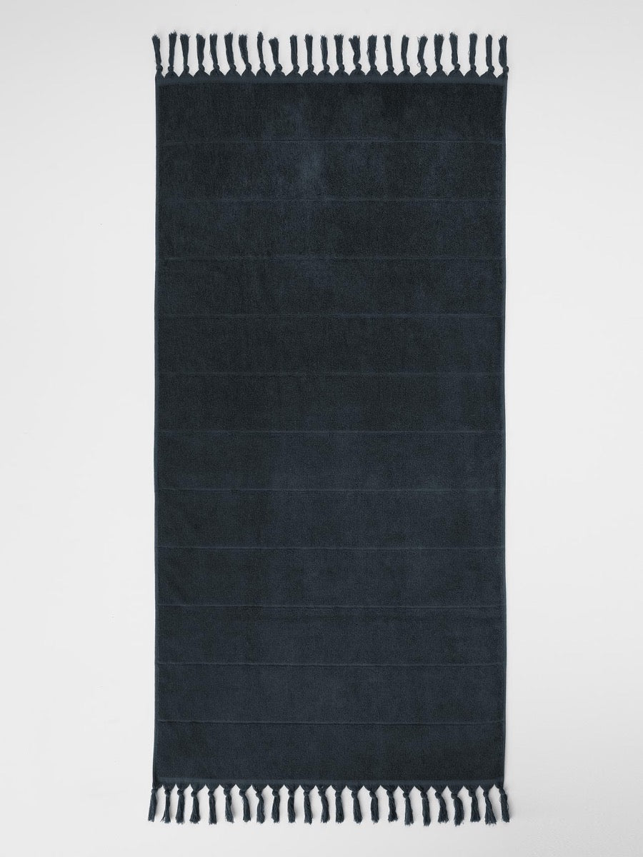 Paros Bath Sheet in Slate