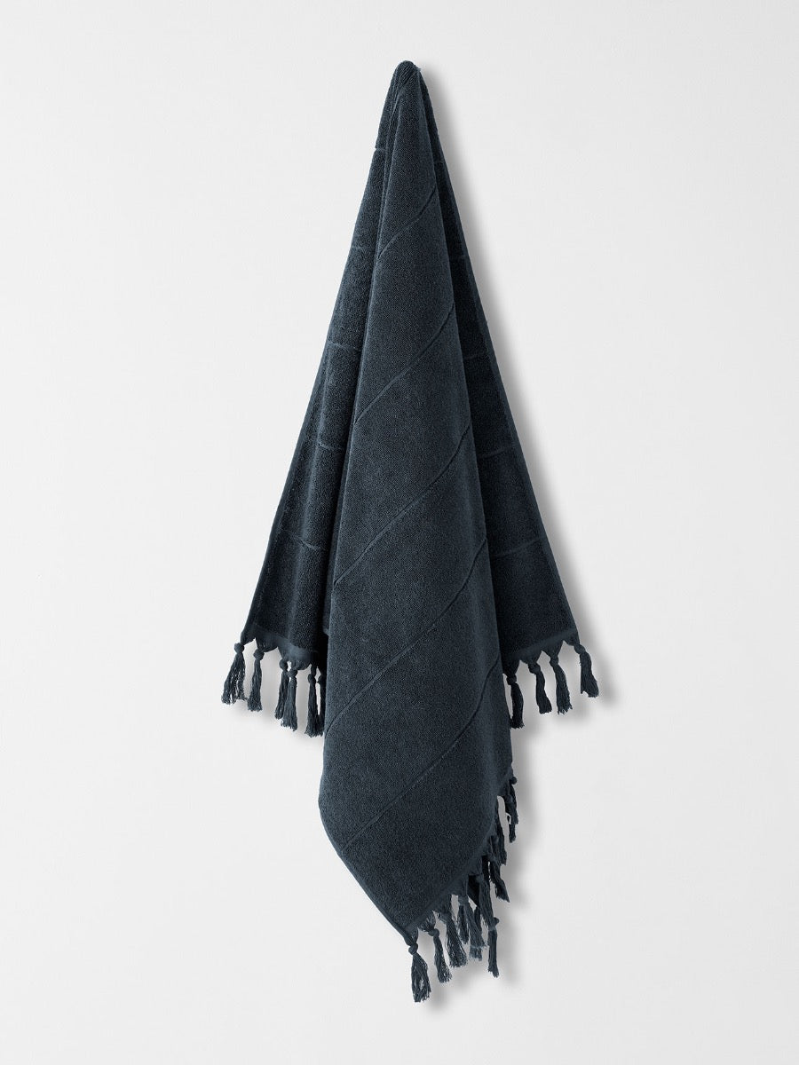 Paros Bath Towel in Slate