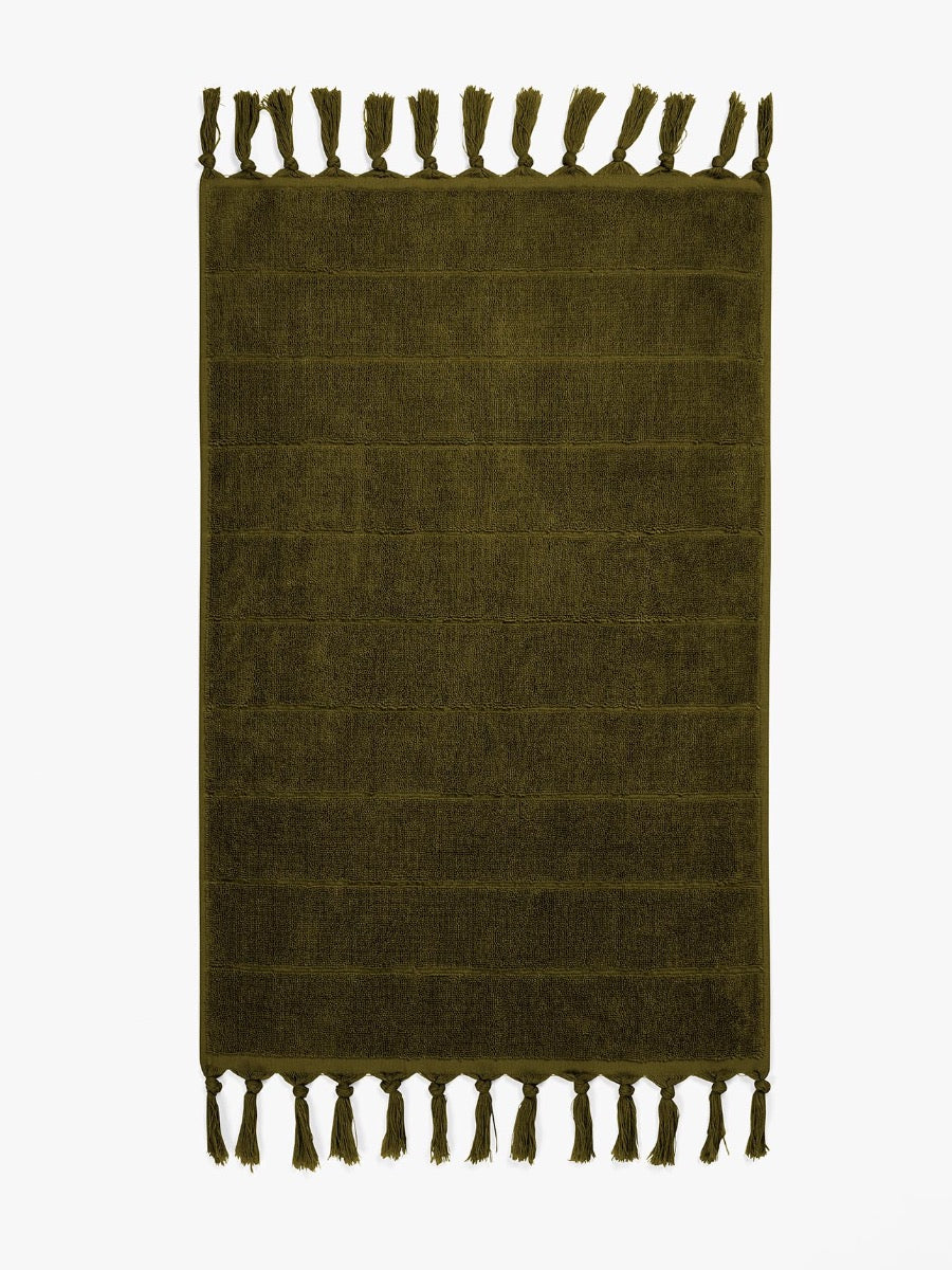Paros Hand Towel in Khaki