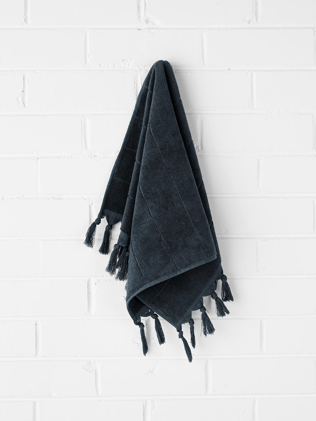 Paros Hand Towel in Slate